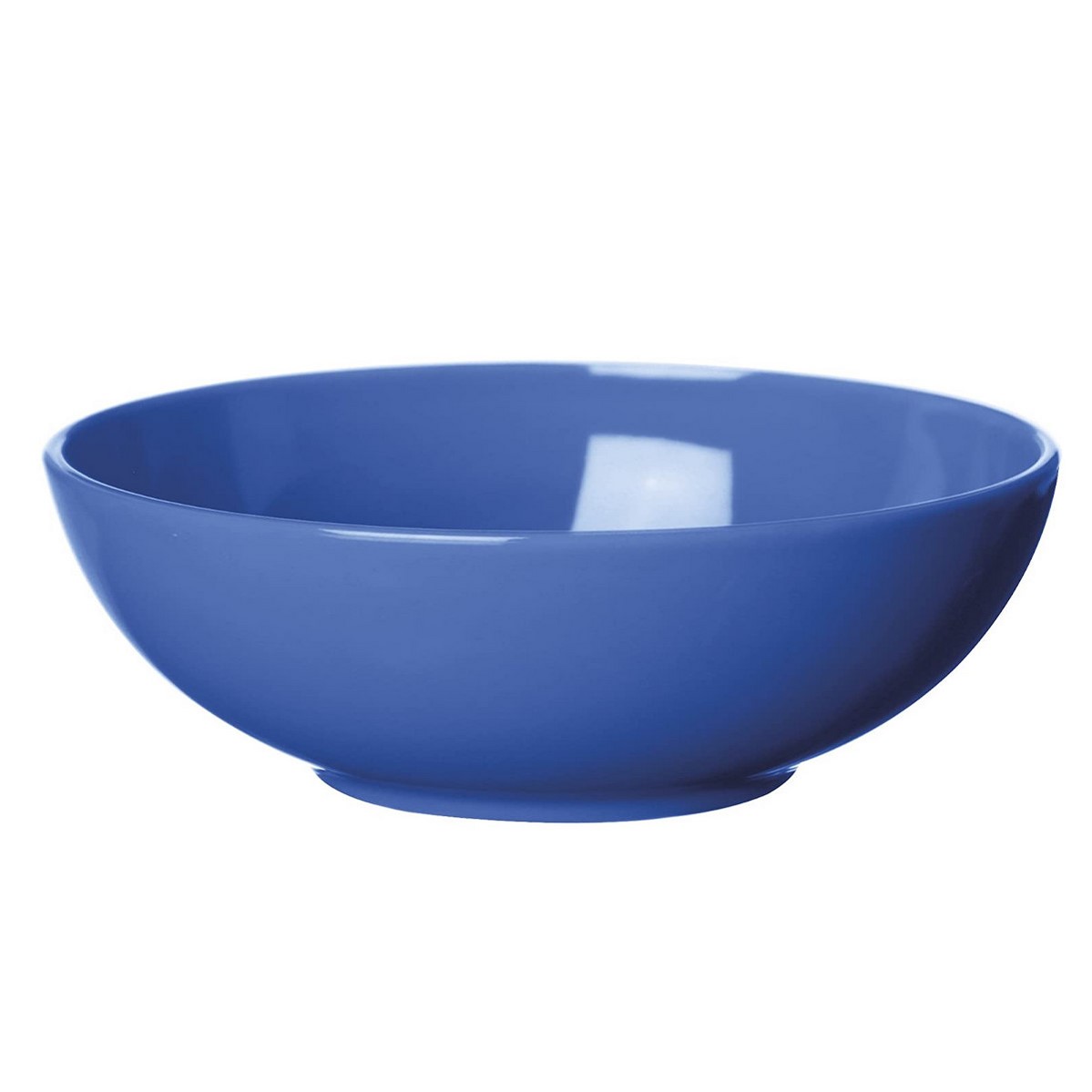 Insalatiera ceramica azzurro cm 23x23x9 mod. trendy 
